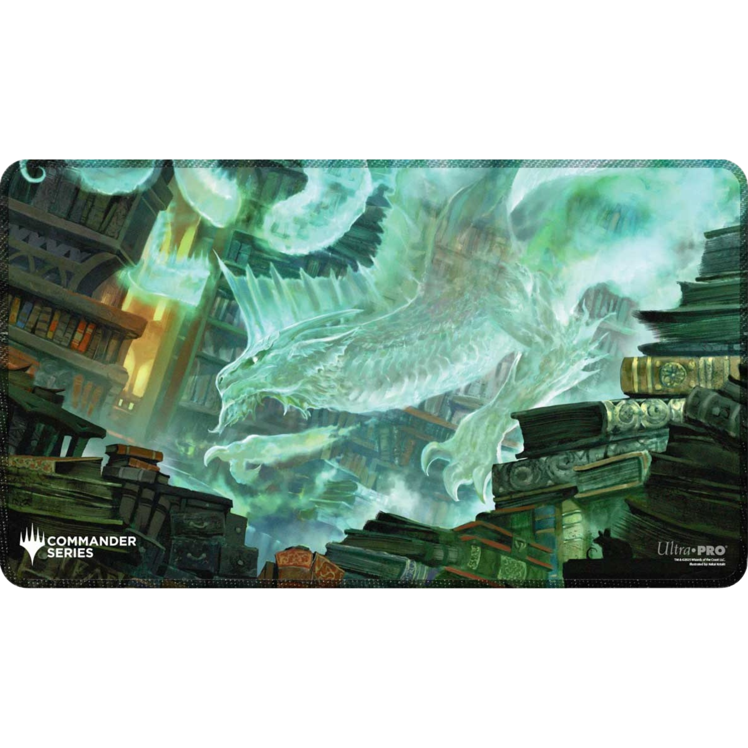 Commander Series #5 - Three Color Wedge - Miirym Stitched Playmat for Magic: The Gathering